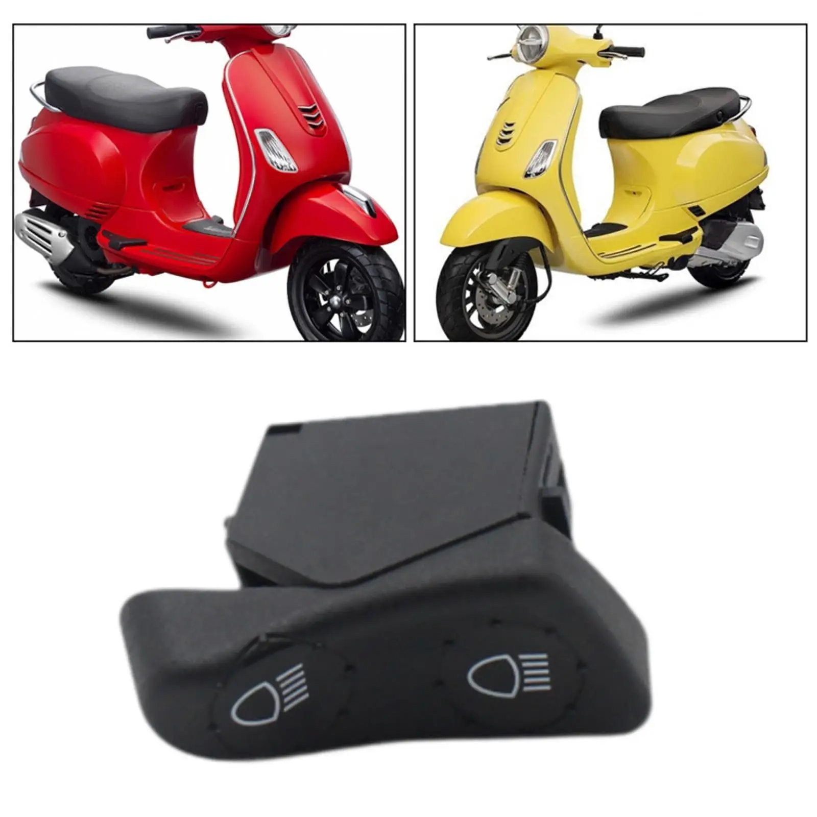 Practical High Low Beam Switch Button Direct Replace Motorcycle Accessory for Piaggio Sfera RST Liberty Leader