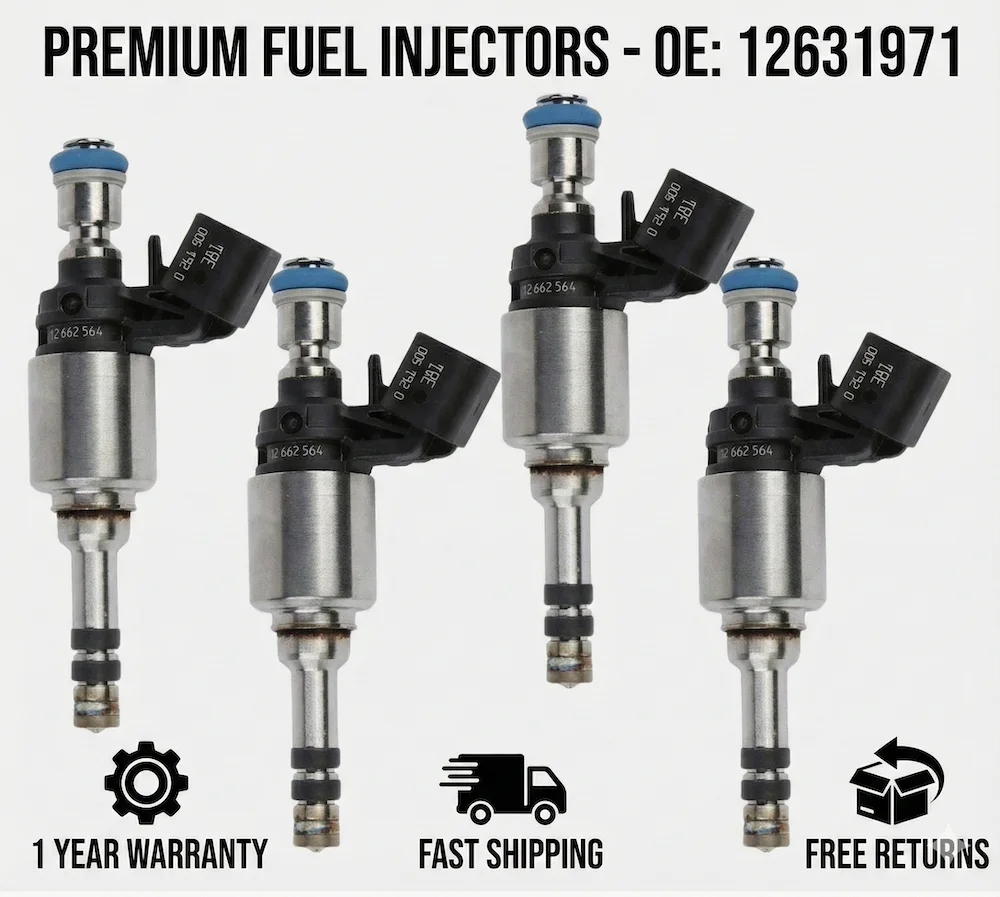

4Pcs GDI Fuel Injectors 12631971 For Chevy Malibu Impala ATS 2.5L 12668391 LCV LKW High Pressure Flow Matched Set