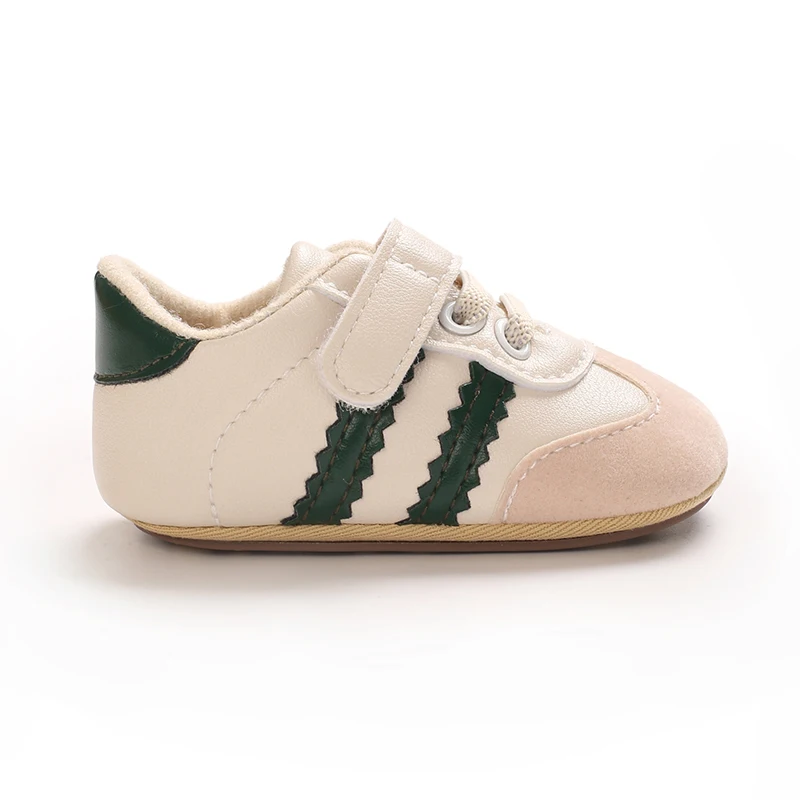 Modische koreanische Version von Herren- und Damen-Sportschuhen, Indoor-Schuhe mit weicher Gummisohle, rutschfest, für Babys von 0-18 Monaten. – Detail 9
