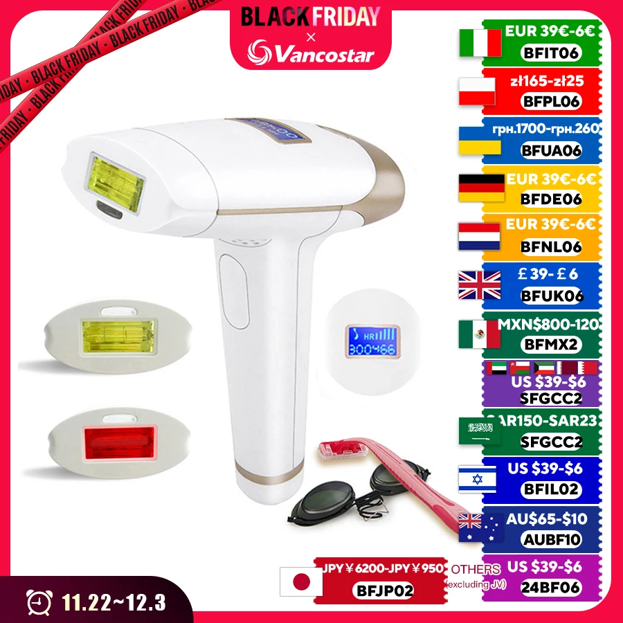 Updated Laser Epilator 21J 2in1 Replaceable Lamp Rejuvenation Permanent Painless IPL Hair Removal for Women Men Free Shipping