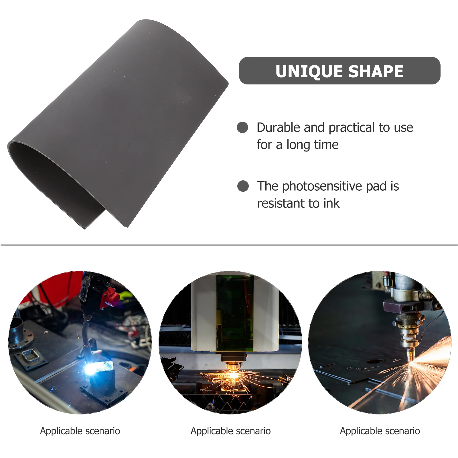 

Laser Engraving Pad Practical Photosensitive Stamp Mats Durable Pads Absorption for Portable