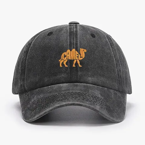 Camel Embroidered Exquisite Animal vintage cotton Baseball caps Men Women Washed Hat Sports Fishing Dad Summer Peaked cap