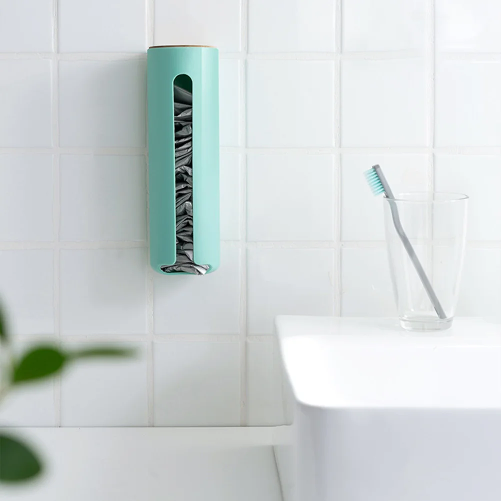 

Bag Holder Organizer With Strong Suction Cup Big Capacity For Bathroom Kitchen Bag Holder For Plastic Bags Office Use