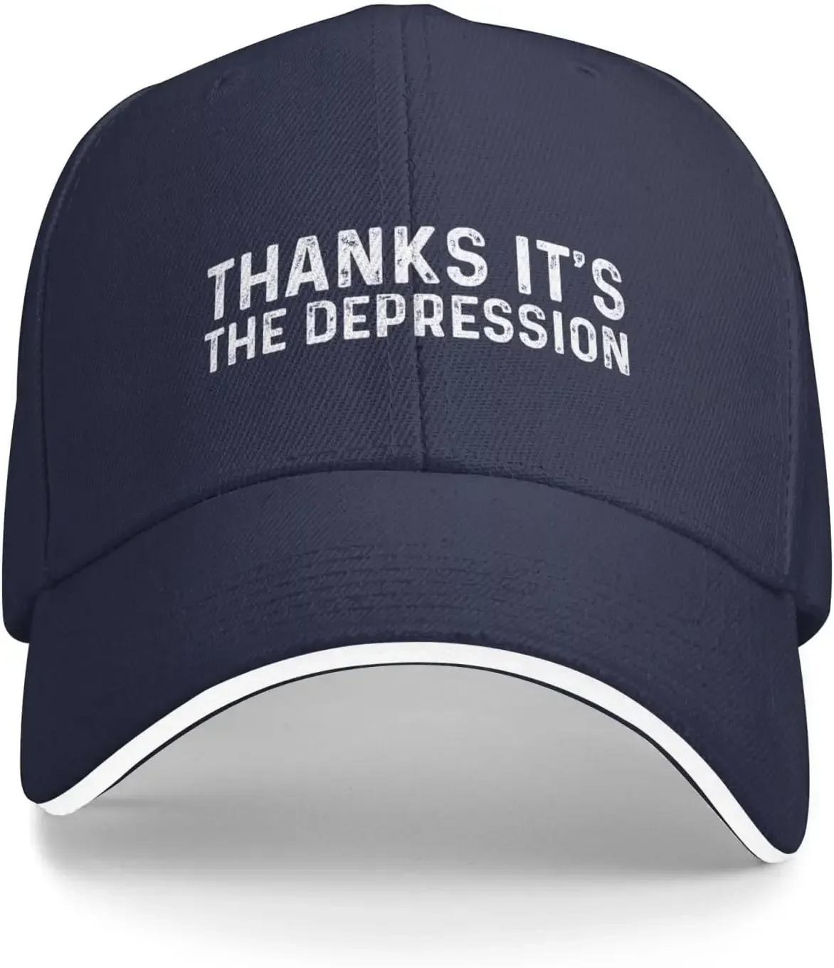 

Thanks It's The Depression Hat for Women Baseball Caps Graphic Cap