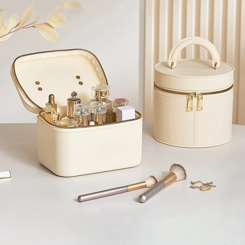 

Fashion Makeup Bag Women Large Capacity Luxury Travel Portable Waterproof Storage Bag Square Handbags Wedding Cosmetic Bags