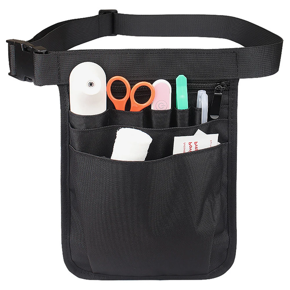 

Поясная сумка для инструментов 25x18 см, водонепроницаемая нейлоновая фурнитура, набор инструментов, сумка для хранения ножниц, ткань Оксфорд, карманная сумка для инструментов с несколькими отделениями