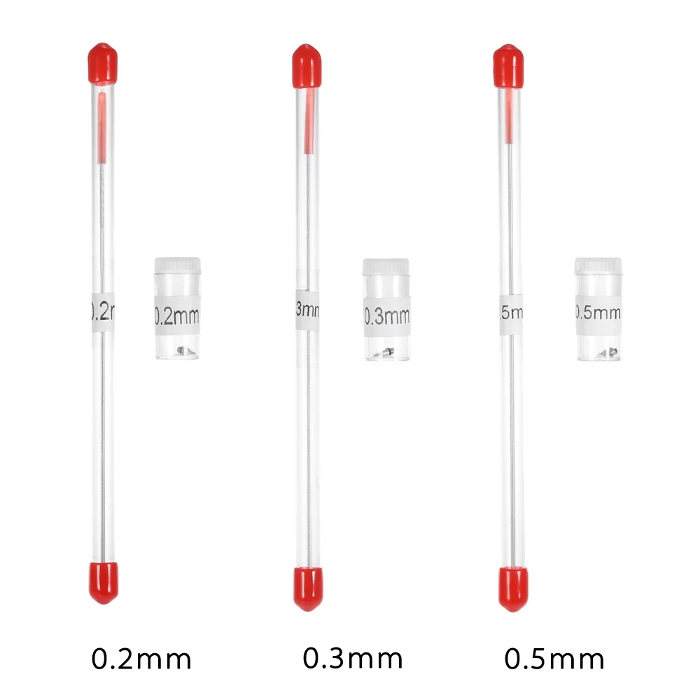 Nasedal 0.2mm 0.3mm 0.5mm Airbrush Needle Nozzle Replacement for Nasedal NT-130 NT-131 NT-132 NT-190 Airbrushes Accessories