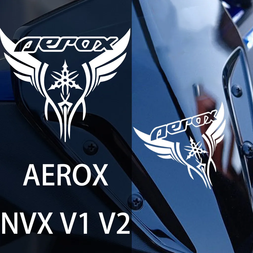 

For YAMAHA Nvx Aerox155 Aerox 155 NVX V1 V2 Emblem Logo Decal Reflective Motorcycle Head Modification Vinyl Waterproof Stickers