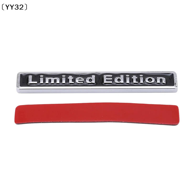 3D Chrome Metal Sticker Car Access Sticker Limited Edition Badge Car Decal Sticker For Car Styling Word Letter Sticker〔YY32〕