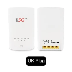 CPE WiFi Router SIM Card Slot Wireless Modem WiFi Hotspot EU/US/UK Plug Compatible with 4G 3G Network 9 LED Indicator