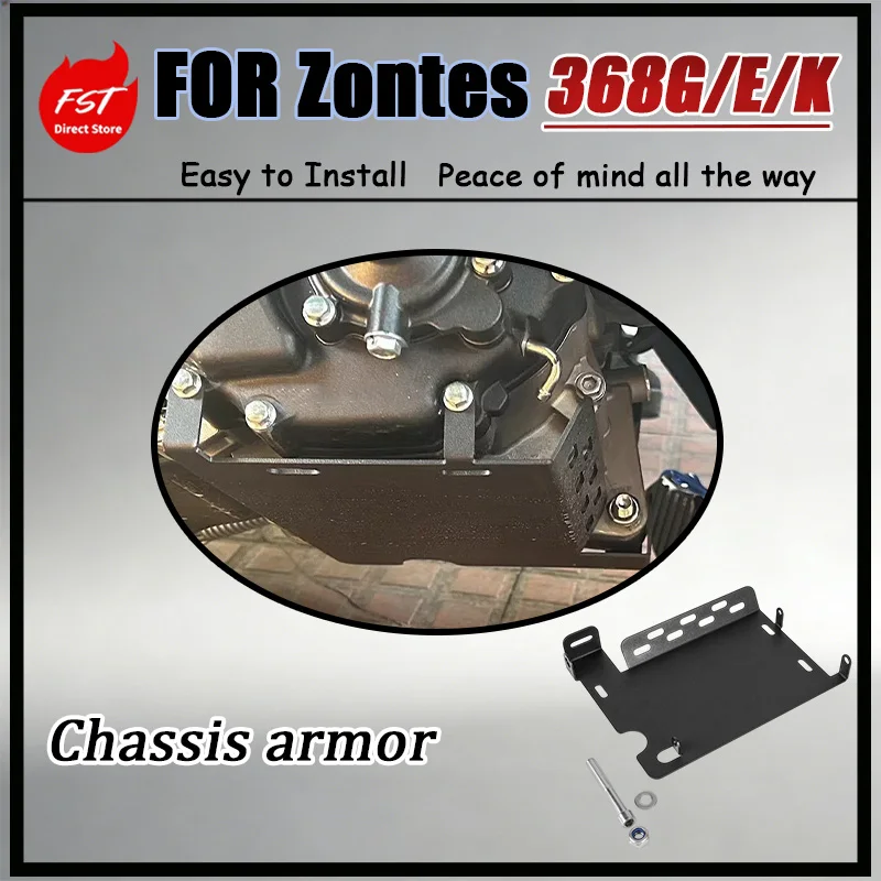 For ZONTES 368GK/368E Engine Armor Elevated Ground Clearance Design Off-Road Motorcycle Protection Reduce Bottoming out