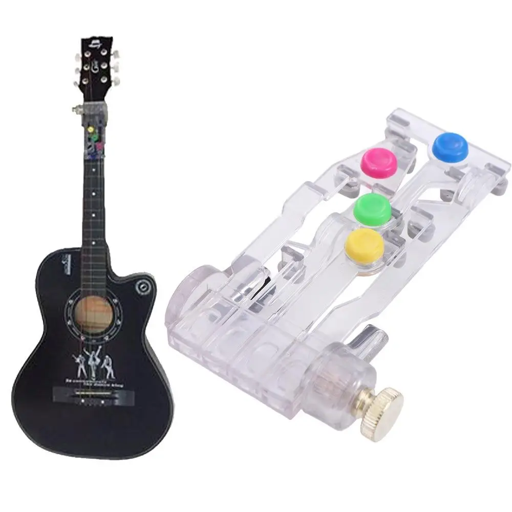 

Finger Painless Guitar Beginner Trainer Quickly Play Automatic Guitar Practice Tool Learning Attachment Guitar Chords Auxiliary