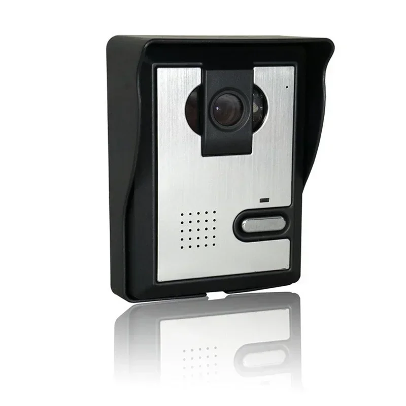 Video Doorbell, 7 Inch, Color, Night Vision, Rainproof, Intercom, Unlock Function, One To One Video Intercom for Domestic Reside