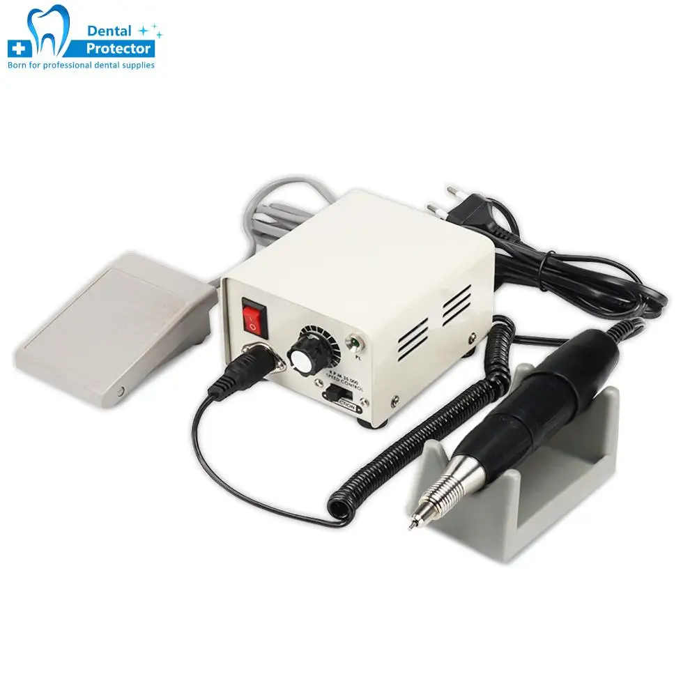 65W Strong 90 Micromotor 102L/E Type Handle Electric Nail Drills Manicure Machine 35000RP Polishing Machine Dentistry Tools