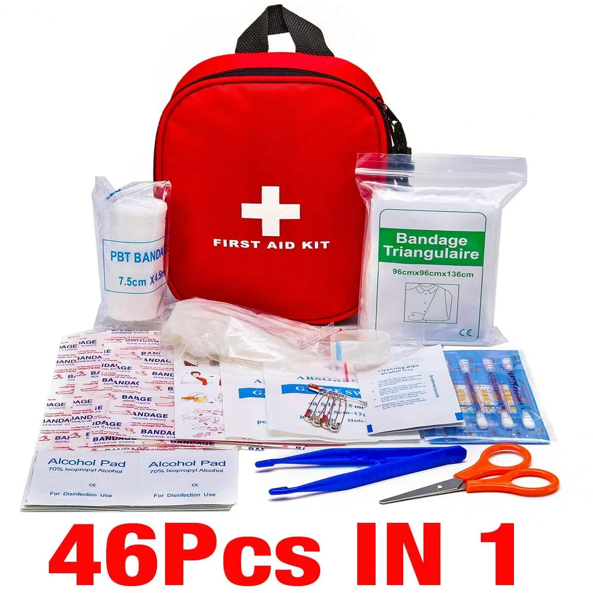 Draagbare 16-300 stuks noodoverlevingsset EHBO-kit voor medicijnen Outdoor Camping Wandelen Medische tas Noodhandtas