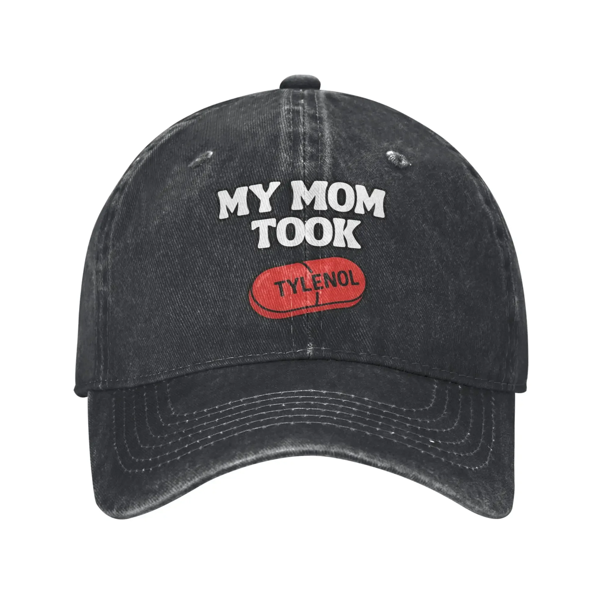 Mi Mamá Ha Preso Tylenols Gorra de Béisbol Informal de Verano, Sombrero de Camionero, Protección Solar, para Correr, Estilo Hippie, Hip Hop, Sombreros