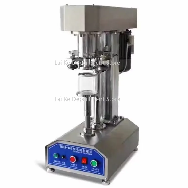 

30-100mm Tin Can Lid Sealing Machine Semi-automatic Round Aluminum Beer Plastic Tuna Tin Foil Beverage Can Sealing Machine