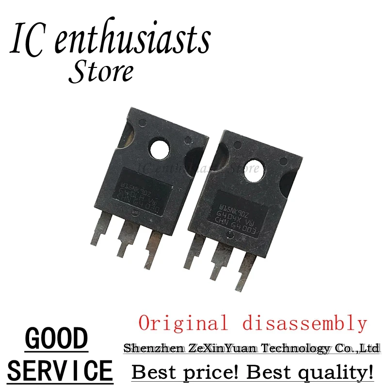 10PCS W15NK90Z 15N90 15A 900V TO-247 Original disassembly