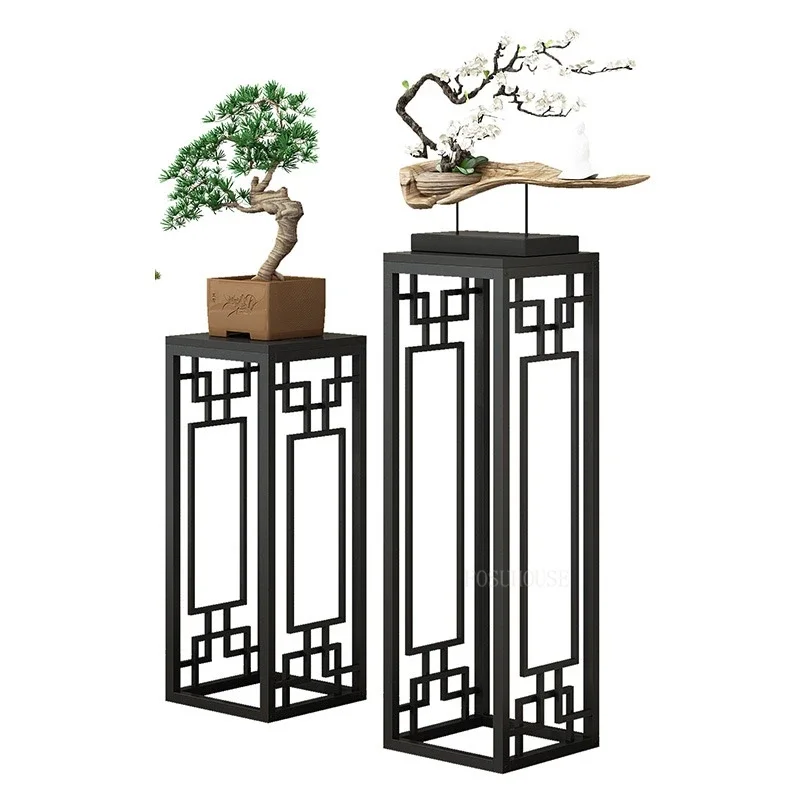 Flower Shelf Living Room Plant Stands Indoor Wood Plant Stand Floor-standing Flower Plant Shelf Interior Home Decoration Shelf