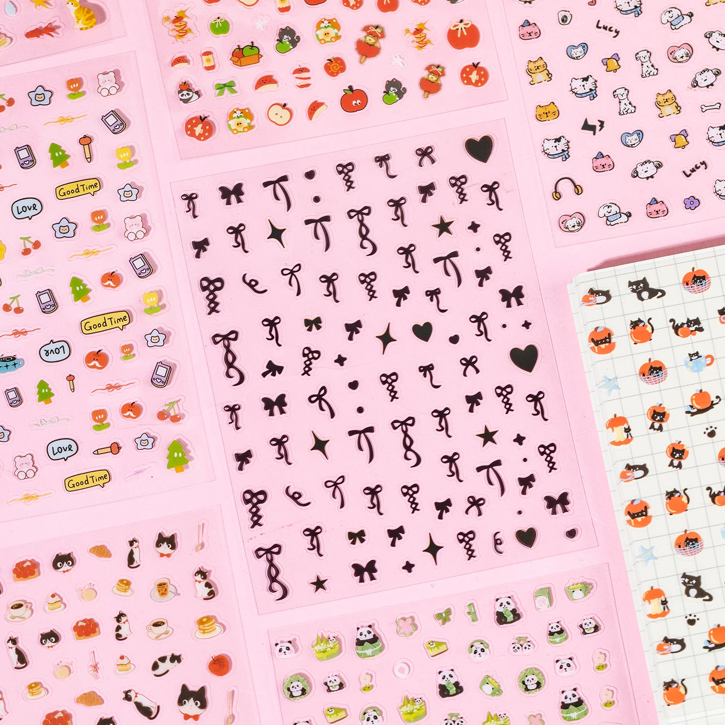 32 Pcs Kawaii Cartoon food shapes Sticker Book Cute Decorative Romantic Handbook Scrapbook Stickers Korean Stationery Supplies