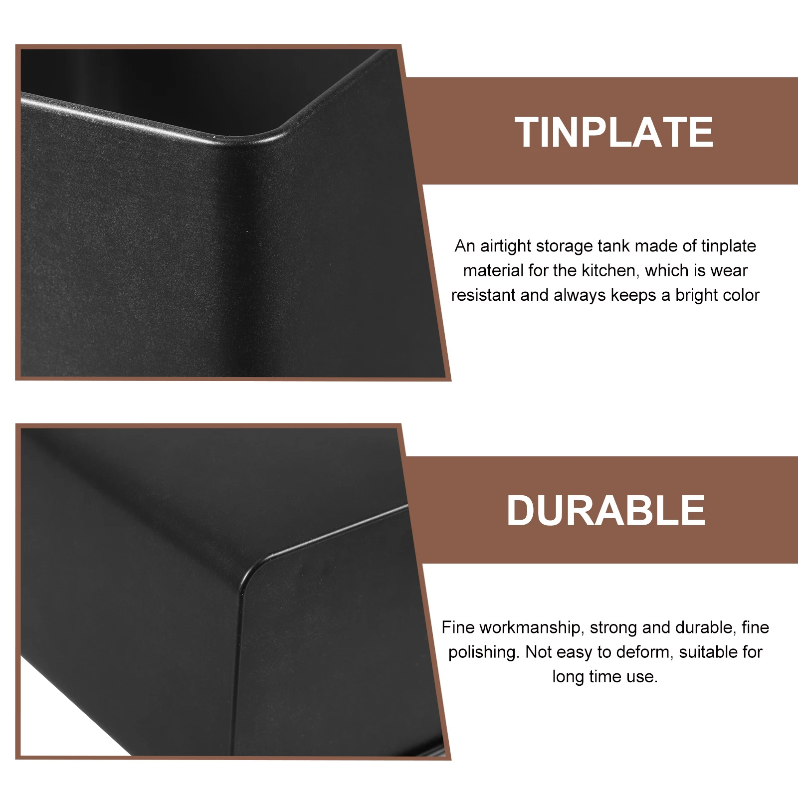 

3Pcs Cute Tea Holder for Tea Bags Organizer Airtight Tinplate Material Long Lasting Bright Color Tin Container