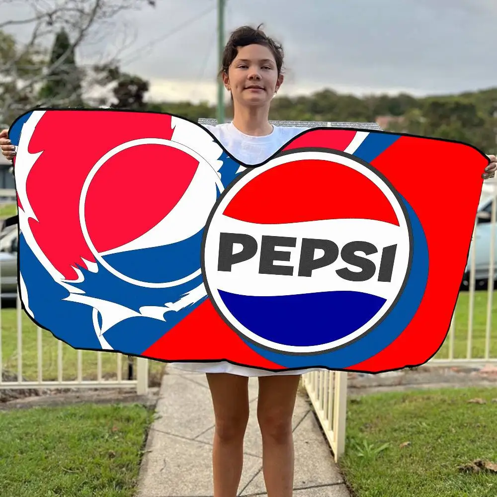 P-PepsiS المشروبات نافذة السيارة غطاء الزجاج الأمامي الشمس الظل السيارات الشمس قناع سيارة يغطي سيارة الحماية من الشمس