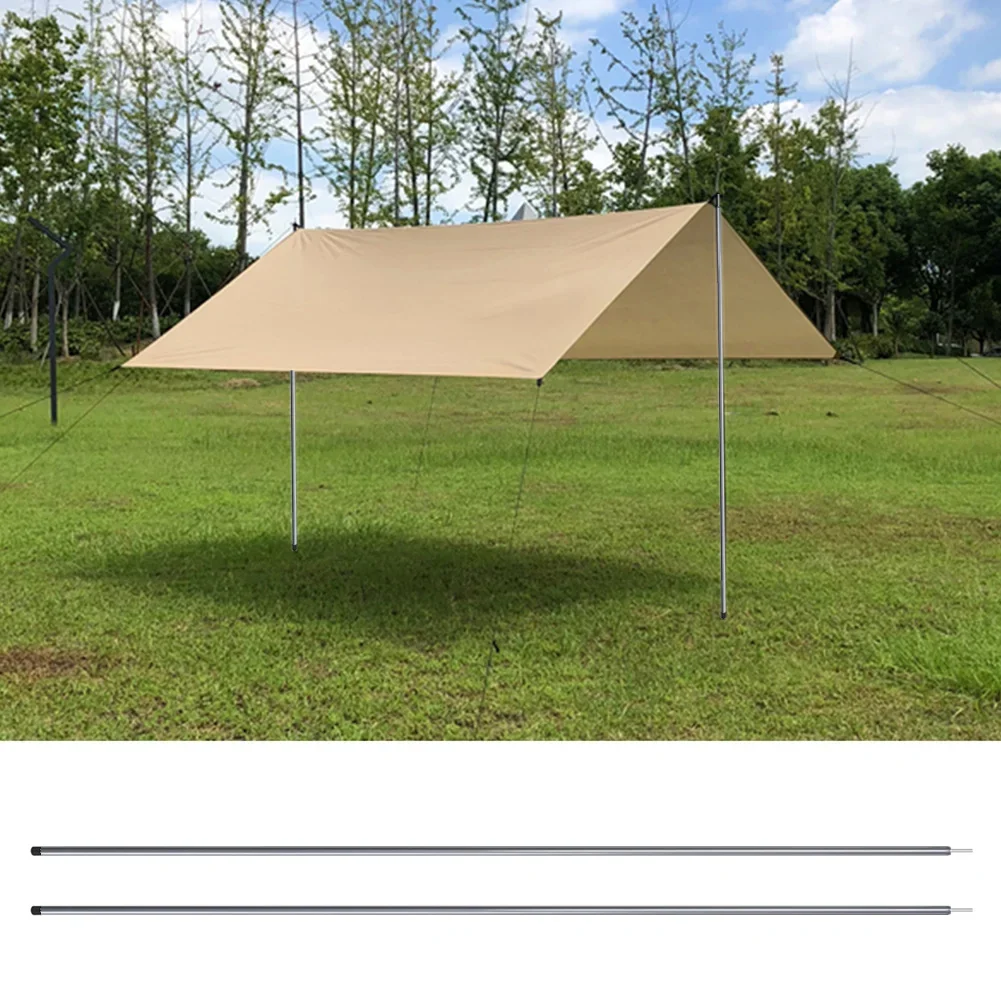 Tarp Rods for Camping Canopy Awning Shelter Aluminium Alloy Tent Poles Backpacking Hiking Shade Sail Accessories