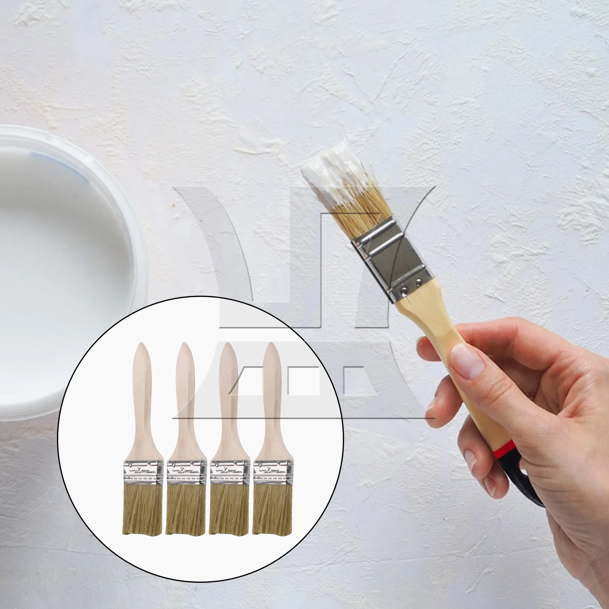 4 Pcs Professional Paint Brush for DIY Graffiti 2