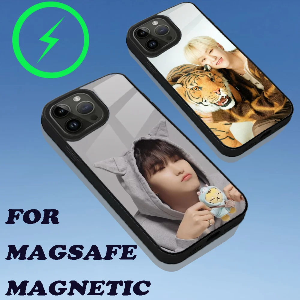 H-Hoshi Kwon Soonyoung Phone Case For iPhone 15,14,13,12,11,Plus,Pro,Max Mini Magsafe Magnetic Wireless Charging