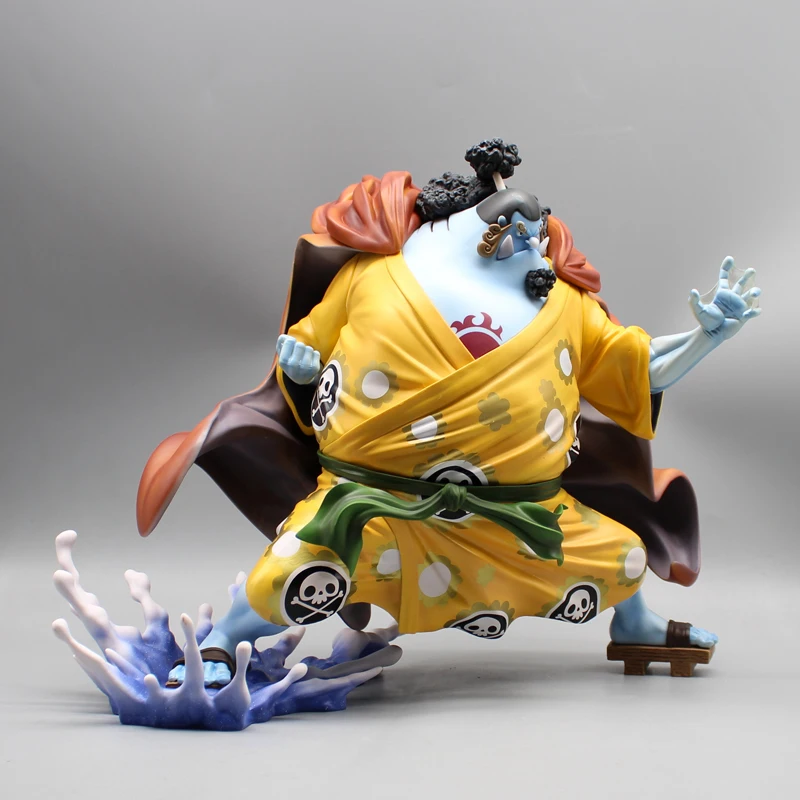 26.5cm Anime Action Figure One Piece Jinbe Top War Battle Form Standing Helmsman Anime Model Toy Gift Collection Pvc Material