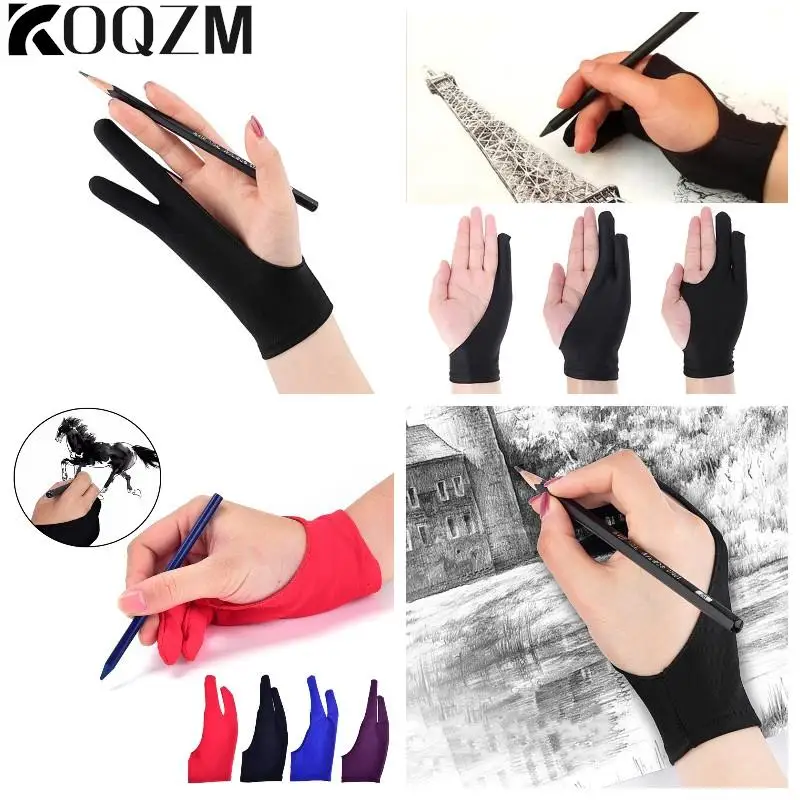 Professional Artist Drawing Gloves Suitable For Uwang Drawing Board Anti-fouling Anti-wear Anti-Sweat Anti-Dirty Gloves