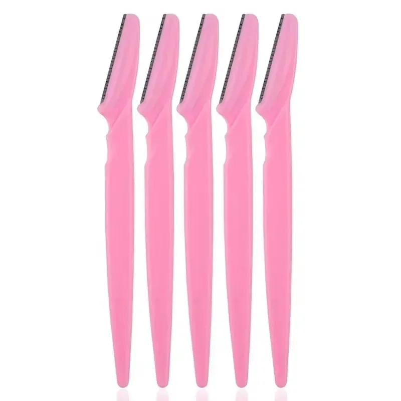 5-100 Uds venta al por mayor recortador de cejas cuchilla afeitadora facial portátil depilación de cejas cortadores de depilación maquinilla de afeitar de seguridad