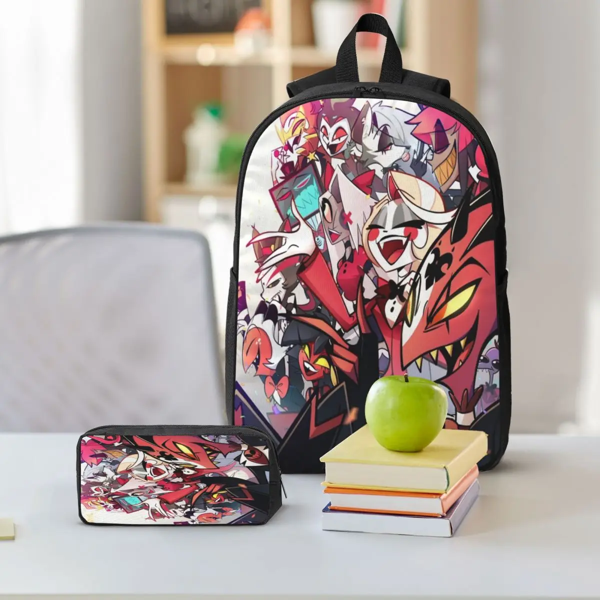 مجموعة حقائب مدرسية لفندق Hazbines مكونة من 3 قطع لصبي فتاة صناديق أقلام رصاص مجموعات حقائب الظهر مع صندوق الغداء لطلاب المدارس Daypack #6