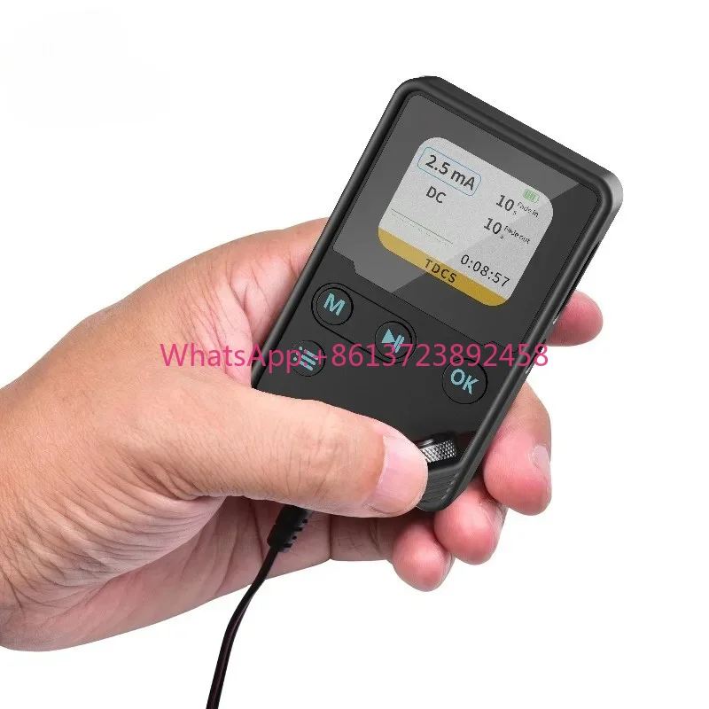 TDCS Device Transcranial DC Brain Stimulation Kit 4.5mA DC AC Pulse TVNS Head and Ear Decompression Massager