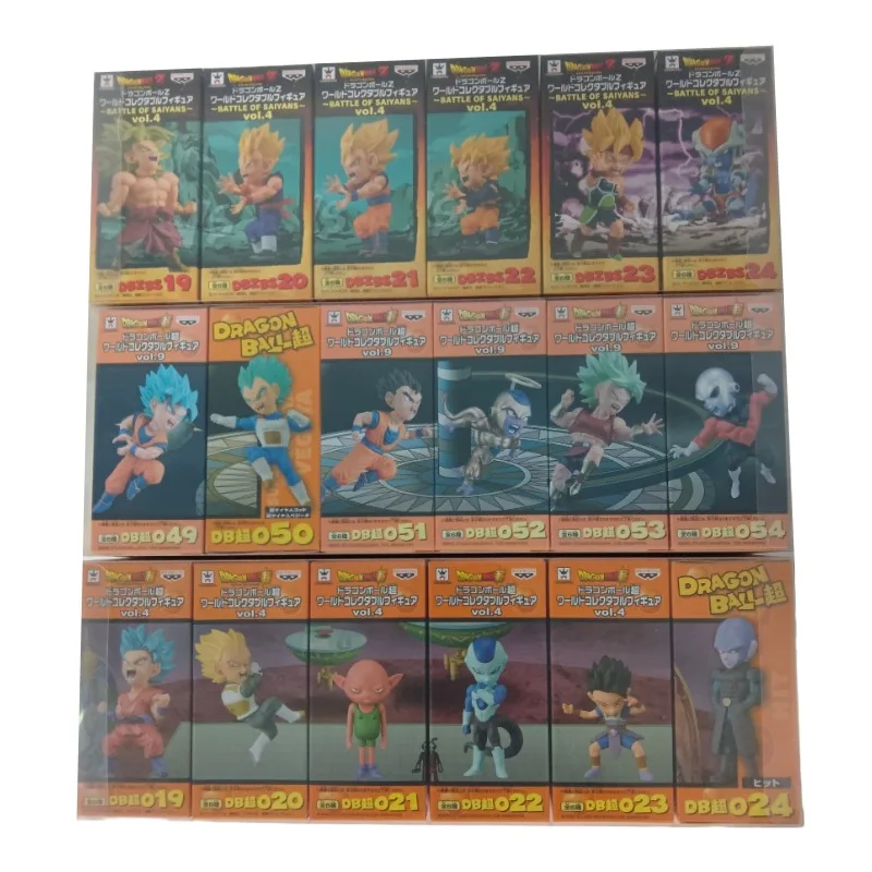 Seven Dragon Ball Glasses Factory WCF Vol.10 Full 6 Boxes Japanese Edition Genuine Gold Cat Figures Model Collection Toy Gifts