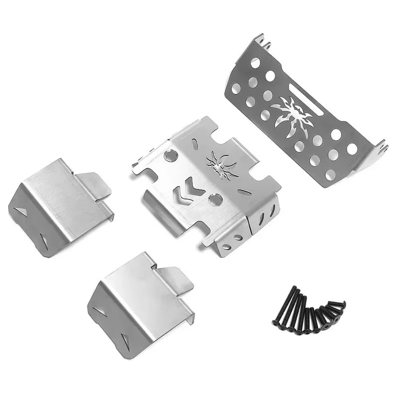 1/7 Large Scale RC Rock Crawler HD6100 Stainless Steel Full Chassis Skid Armor Guard Fit Rlaarlo MK07 JK07 Protect Frame Axle Ro - view 6