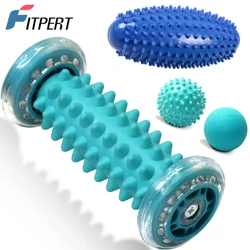 Massage Ball,Foot Pain Therapy Kit,Plantar Fasciitis,Heel Spur,Sore Muscles,Trigger Point - Back,Arm,Neck,Leg Circulation Roller