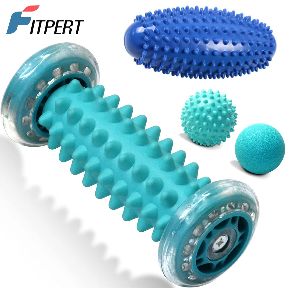 Massage Ball,Foot Pain Therapy Kit,Plantar Fasciitis,Heel Spur,Sore Muscles,Trigger Point - Back,Arm,Neck,Leg Circulation Roller