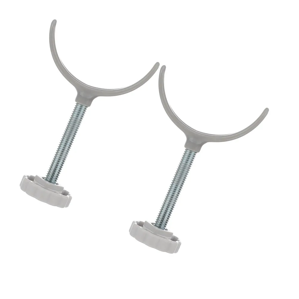 

2 шт. U-образные крепления для детских защитных ворот на лестницу, прочные металлические кронштейны для поручней, надежный барьер для проемов, простая установка