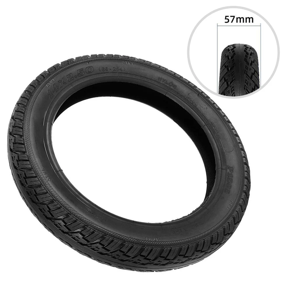 

367*57mm 14inch Tubeless Vacuum Tire 14*2.50 Tire Wear-resistant Better Grip Lightweight For Better Grip For E-Bike