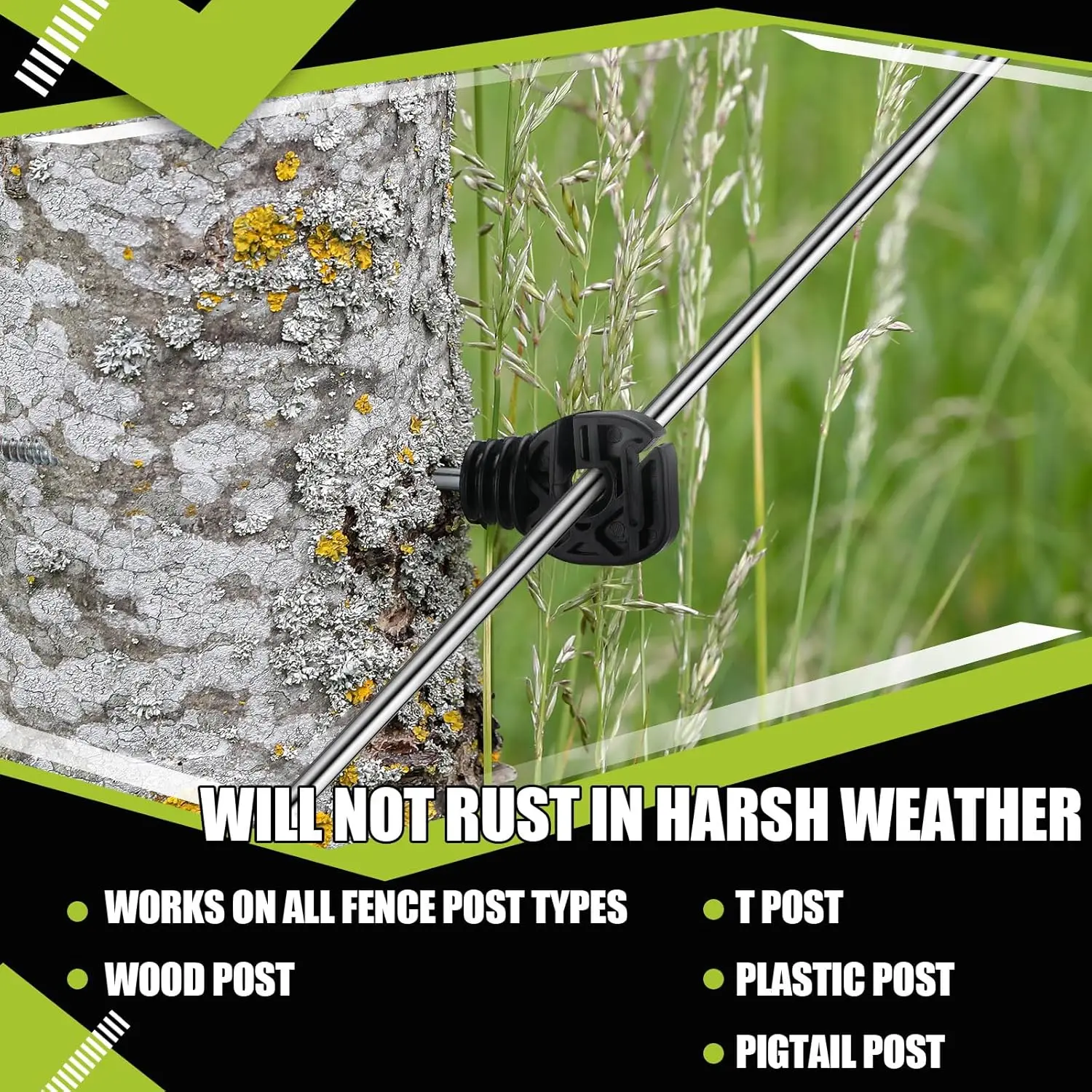 سلك سياج كهربائي من الألومنيوم مقاس 14 بطول 1000 قدم، موصلية عالية ومتانة لسياج الحدائق والماشية