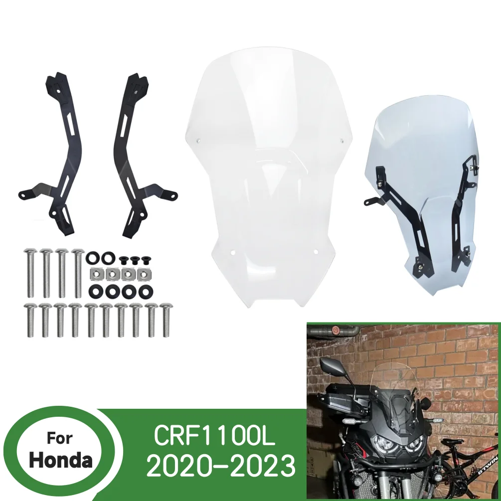

CRF1100L передний ветрозащитный экран, воздушные дефлекторы для Honda CRF 1100L Africa Twin 2020-2023 2022, лобовое стекло мотоцикла