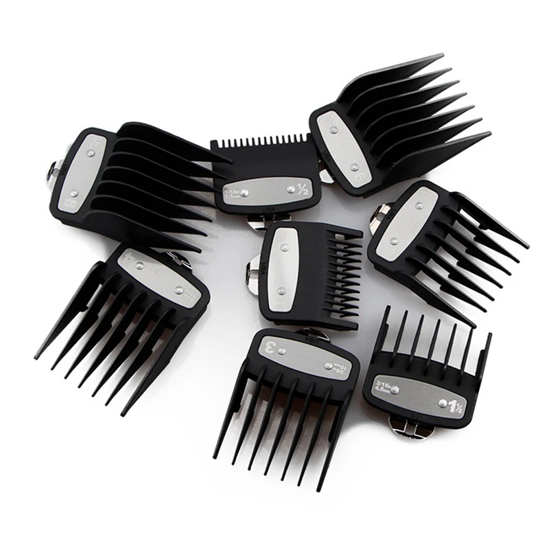 Für Wahl Haar Clipper Guide Kamm Schneiden Grenze Kämme 8Pcs Set Standard Wachen Befestigen Teile Elektrische Clippers Zubehör