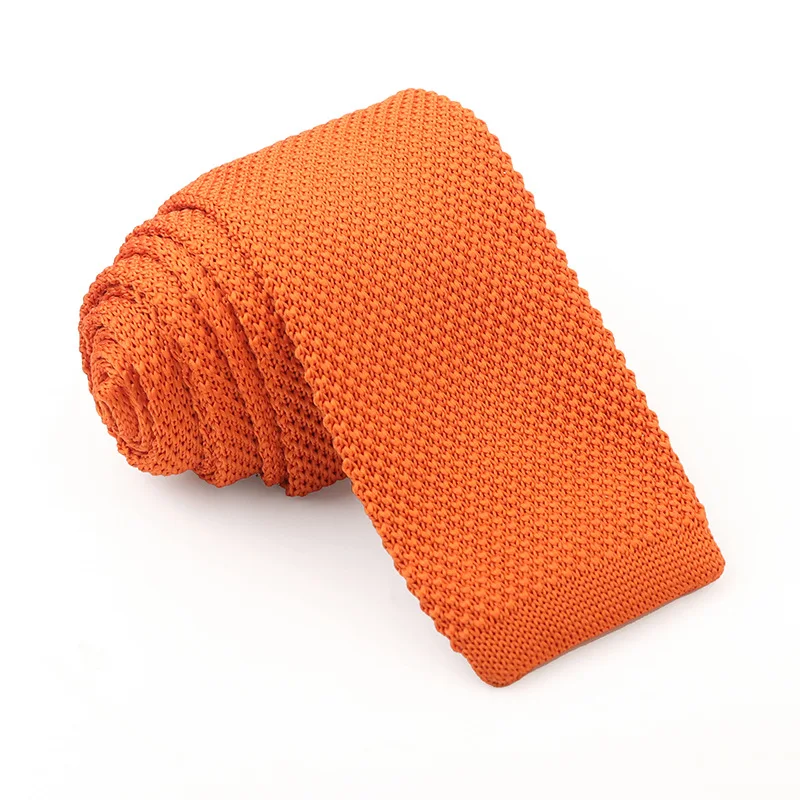 ربطات عنق محبوكة بلون سادة للرجال ربطات عنق عصرية ضيقة عادي أسود أحمر ربطة عنق متماسكة للرجال والنساء برقبة محبوكة