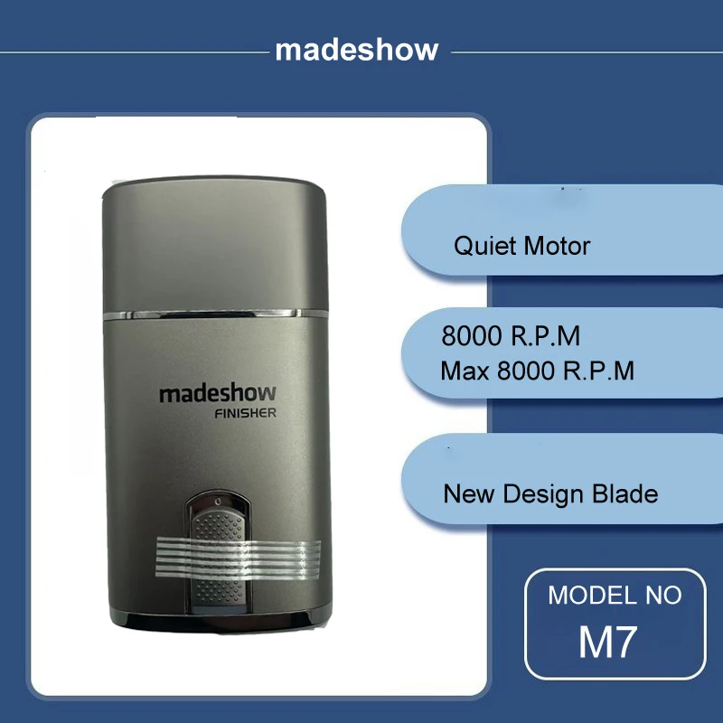 

New M7 8000RPM Whitening Trimmer Hair Removal Skin Brightening Tool Professional Electric Shaver Barber Shaving Machine For Men