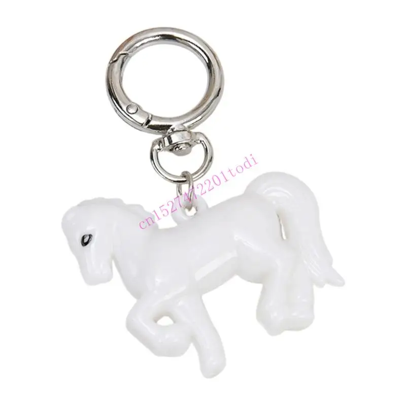 Lightweight Portable Keychain with Realistic Horse Design for Daily Use M76B