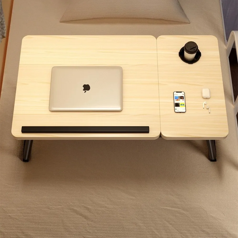 Dormitory Lazy Small Tables Board Computer Small Table Lifting Folding Bedroom Home Student Writing Table Dormitory Household