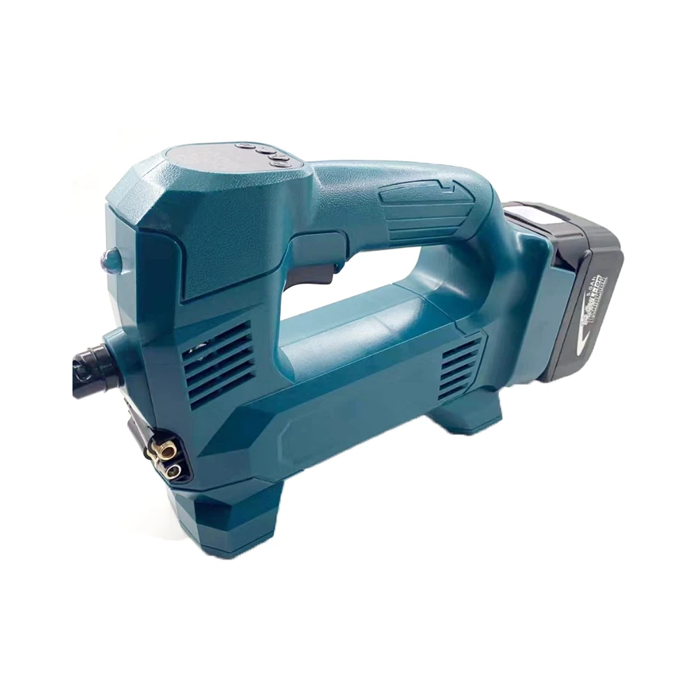 Imagem -05 - Inflator de ar Portátil do Carro Bomba de Compressor de ar 18v Digital Manuseado Compressor de ar Recarregável Ferramenta Bare para Bateria Makita 18v