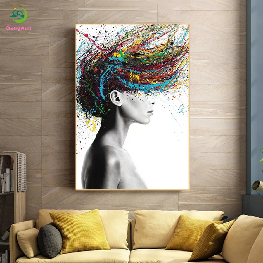 

3d round square diamond embroidery Modern art, painted sexy woman Diy full diamond painting stitch cross mosaic picture home art
