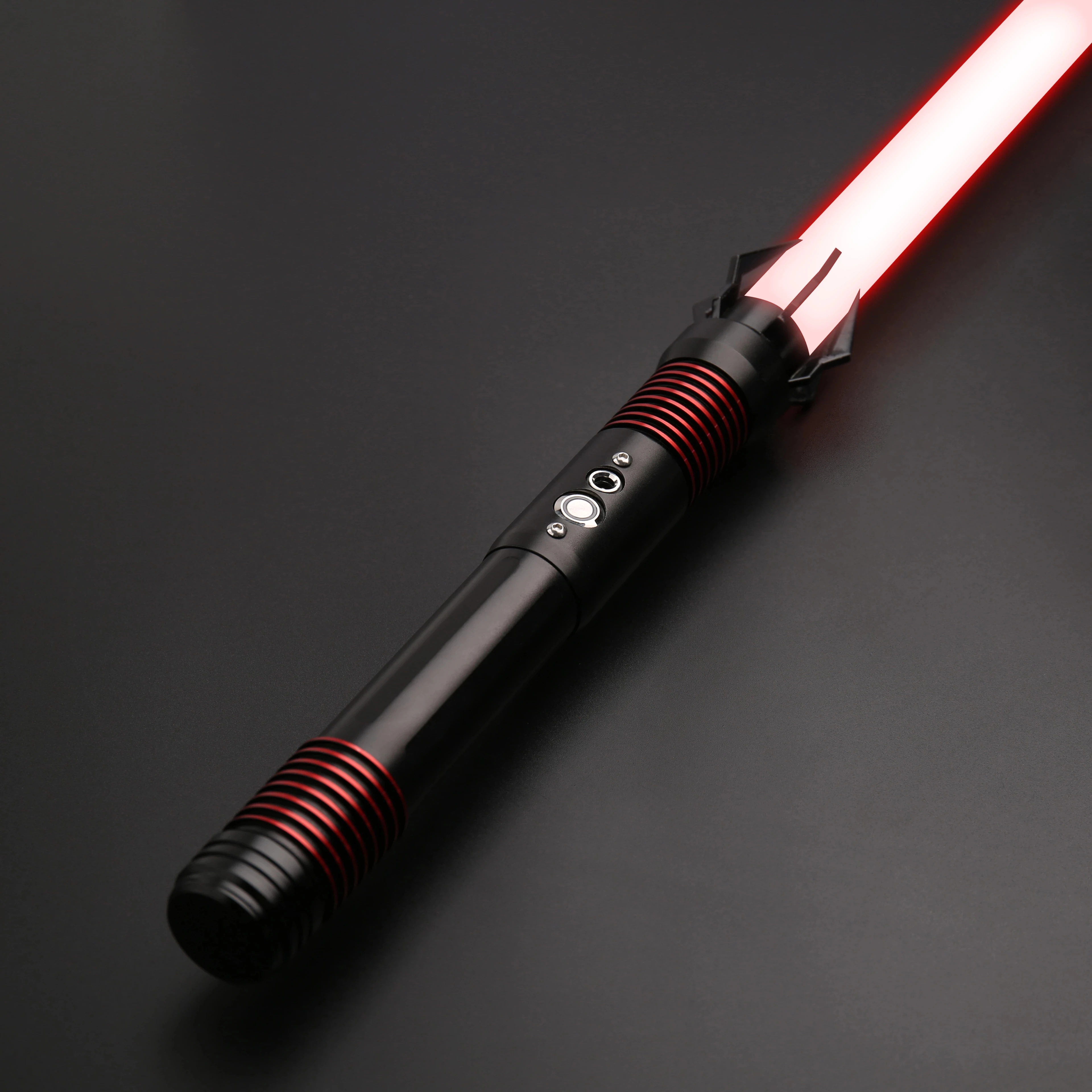 Rgb Metalen Lightsaber Laser Zwaard 12 Kleur Veranderende 5 Geluiden Foc Dueling Smooth Swing Sabre De Luz Rave Wapen Knipperende speelgoed